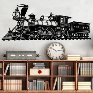 Vintage Train Wall Sticker Decal
