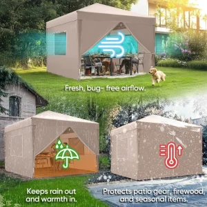 Privacy 10x10 Pop Up Canopy Tent