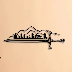 "The Fellowship of the Ring" Metal Wall Art