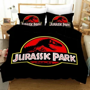 3D Jurassic Park Bedding Set