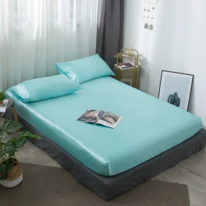 Satin Silk Fitted Bed Sheet